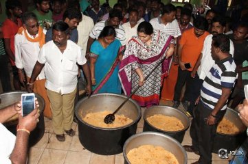Celebs at Chennai Flood Relief Activities